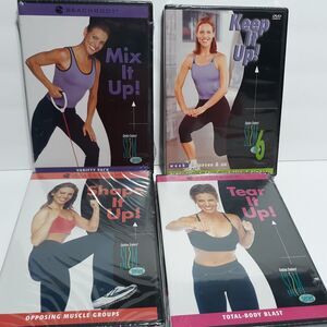 Lot of 4 Beach Body Mix It Up!  Fitness DVD Debbie Sieber's Slim Series NEW